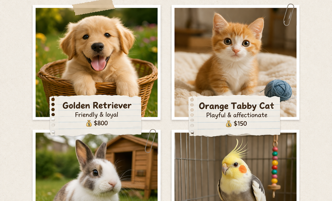 Pet for Sale in Singapore